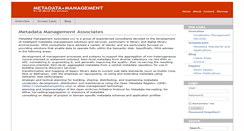 Desktop Screenshot of managemetadata.com