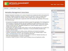 Tablet Screenshot of managemetadata.com